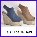 2015 nouveau design femmes wedge chaussures sandales chaussures sandale chaussures chaussures femme